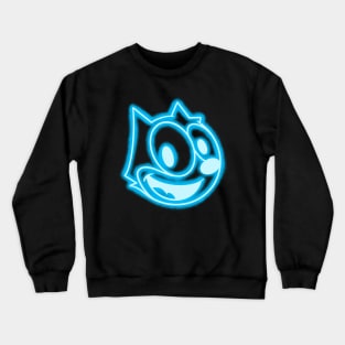 Felix head neon Crewneck Sweatshirt